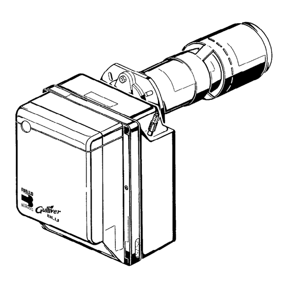 Riello Burners Gulliver BLU BG6D Montage- Und Bedienungsanleitung