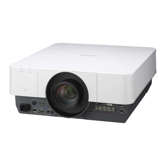 Sony VPL-FH500L Kurzreferenz