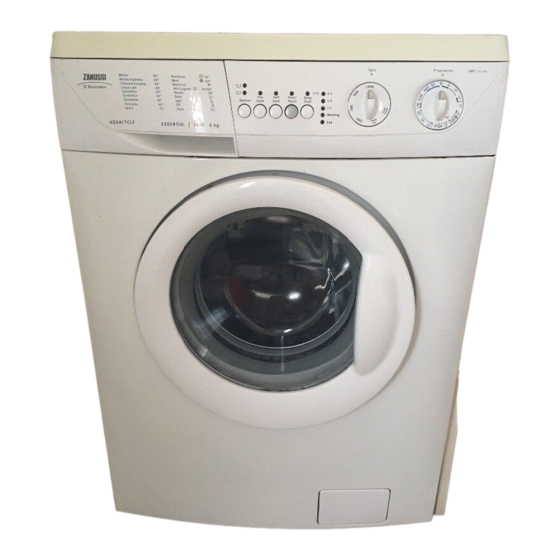 Zanussi ZWF 1000 Gebrauchsanweisung