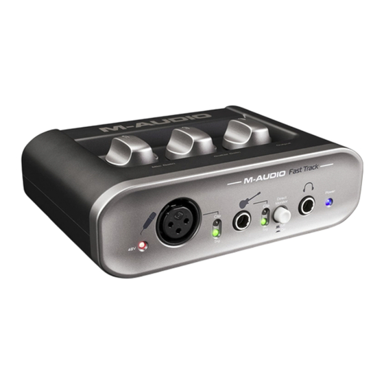 M-Audio Fast Track Anleitung