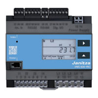 janitza UMG 604E Pro Benutzerhandbuch Und Technische Daten