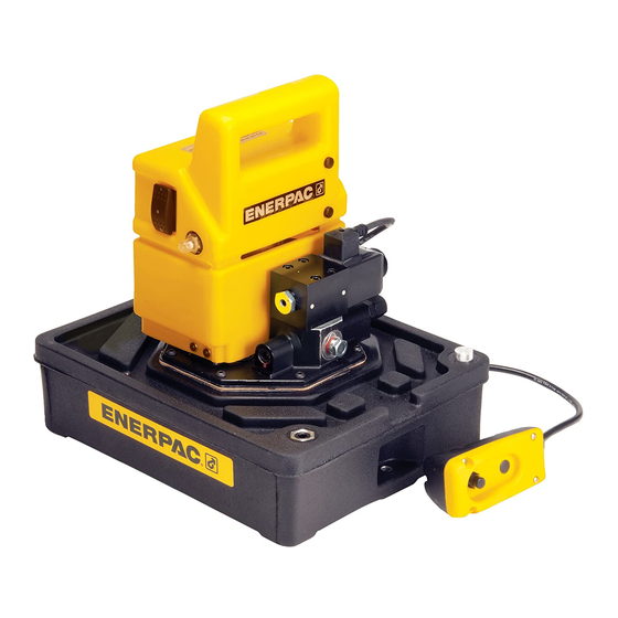 Enerpac PUD-1100B Bedienungsanleitung