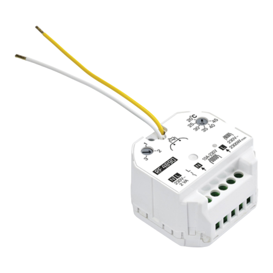 DELTA DORE RF 4890 Kurzanleitung