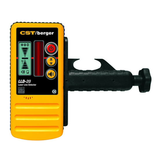 CST/BERGER Lasermark LLD20 Bedienungsanleitung