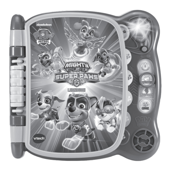 VTech nickelodeon Paw Patrol Mighty Pups Lernbuch Bedienungsanleitung