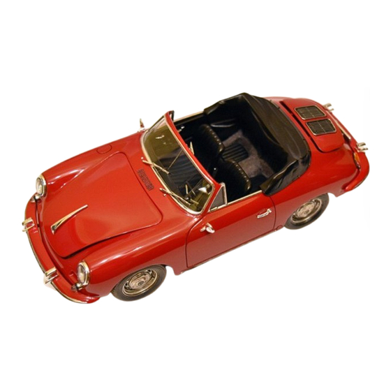 Fujimi PORSCHE 356B/C CARRERA 2 Bedienungsanleitung