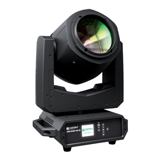 Cameo AURO BEAM 200 DC Bedienungsanleitung