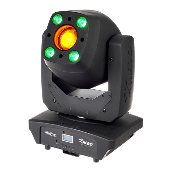 thomann Varytec Hero Spot Wash 140 2in1 RGBW+W Bedienungsanleitung