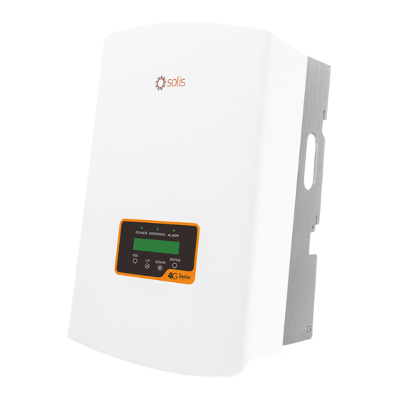 SOLIS -3P5K-4G Installations- Und Bedienungsanleitung