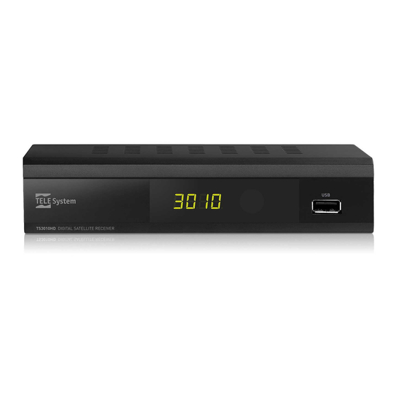 Tele System TS3010HD Bedienungsanleitung