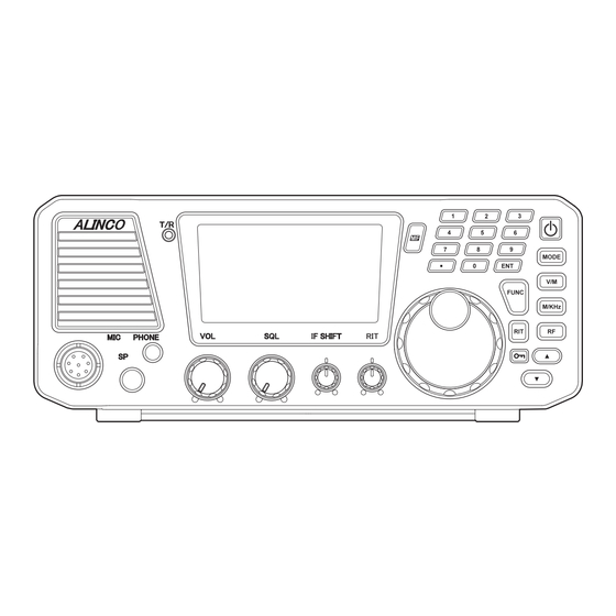 Alinco DX-SR9E Bedienungsanleitung