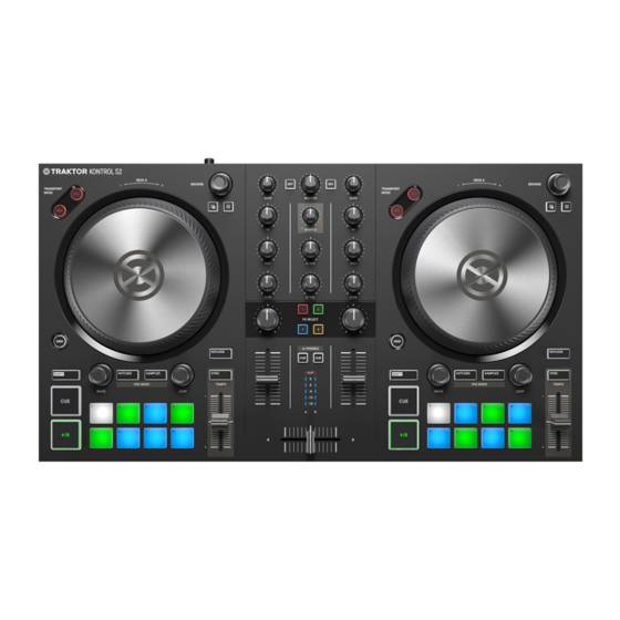 Native Instruments TRAKTOR KONTROL S2 MK3 Bedienungsanleitung