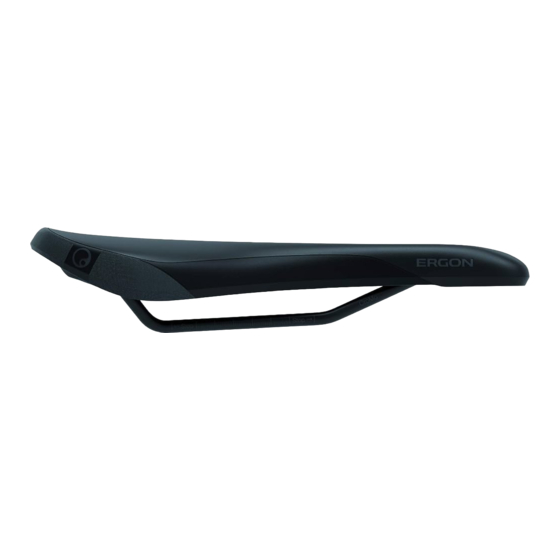 Ergon Ergonomic Saddle Series Handbuch Montage Und Anwendung