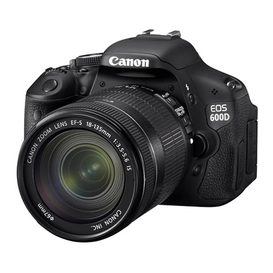 Canon EOS 600D Handbuch