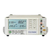 PCE Instruments PA6000-ICA Bedienungsanleitung