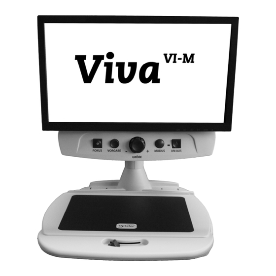 Optelec Viva VI-M Bedienungsanleitung