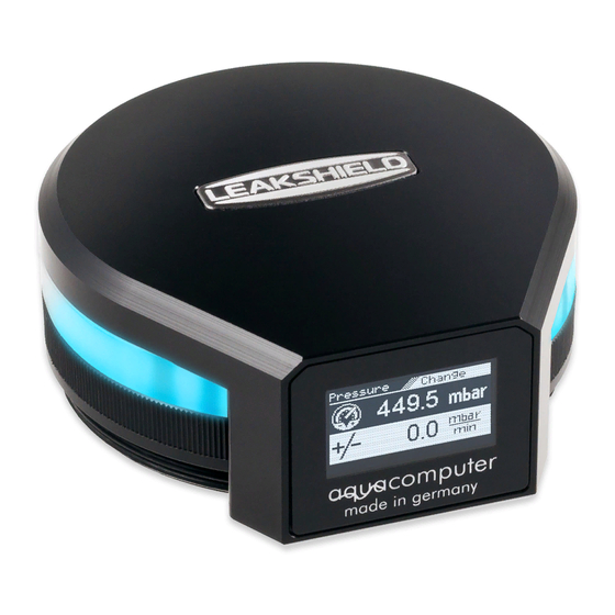 Aqua Computer LEAKSHIELD Betriebs- Und Montageanleitung