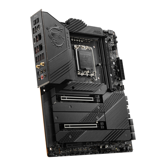 MSI MEG Z690 UNIFY-X Benutzerhandbuch