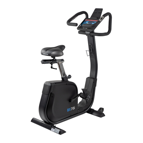 Taurus cardiostrong Ergometer BX70i Touch Montage- Und Bedienungsanleitung