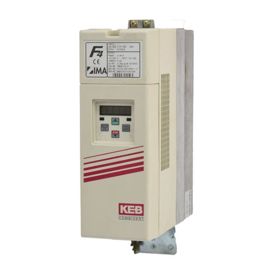 KEB COMBIVERT F4-F DrivePos Betriebsanleitung