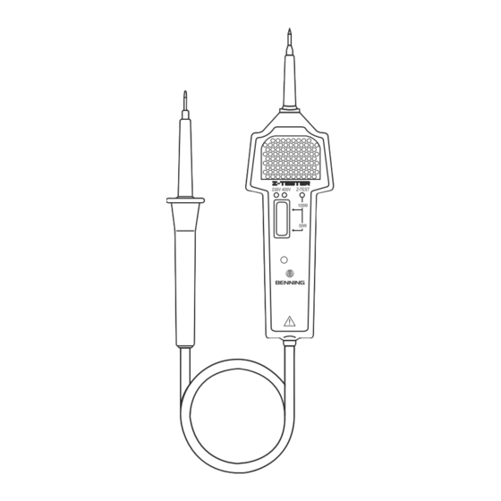 Benning Z-TESTER Bedienungsanleitung