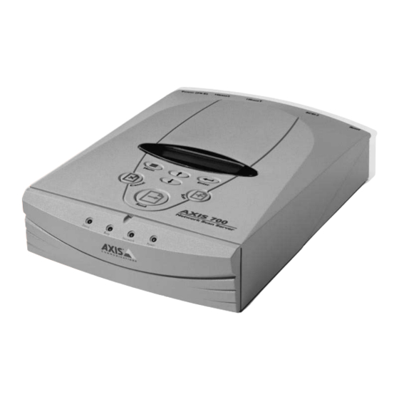 Axis 700 Bedienungsanleitung