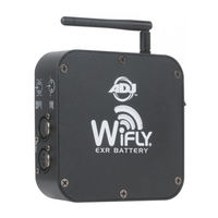 ADJ WiFLY EXR Battery Bedienungsanleitung