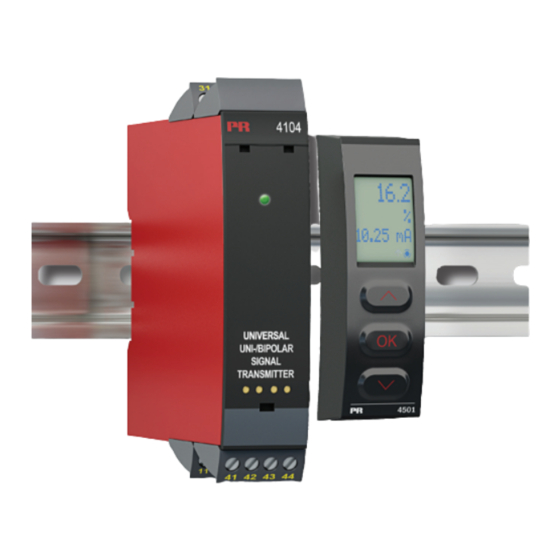PR electronics 4104 Installationsanleitung