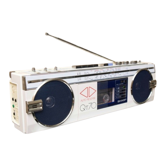 Sharp QT-70H Serviceanleitung