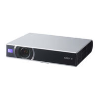 Sony VPL-CS21 Bedienungsanleitung