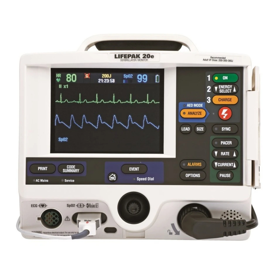 Physio Control LIFEPAK 20e Gebrauchsanweisung