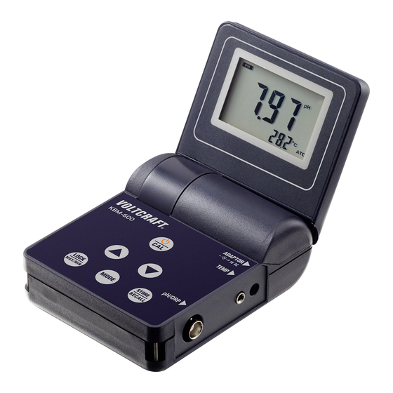 VOLTCRAFT KBM-700 Bedienungsanleitung