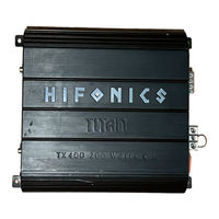 Hifonics TITAN TX440 Bedienungsanleitung