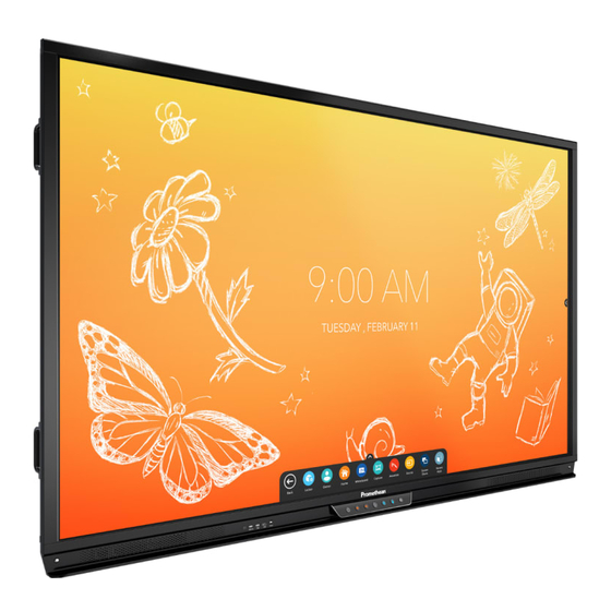 promethean ActivPanel Titanium Anleitung