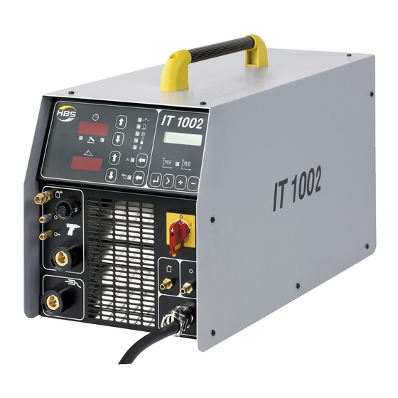 HBS IT 1002 Betriebsanleitung