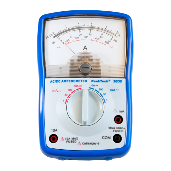 PeakTech 3203 Bedienungsanleitung
