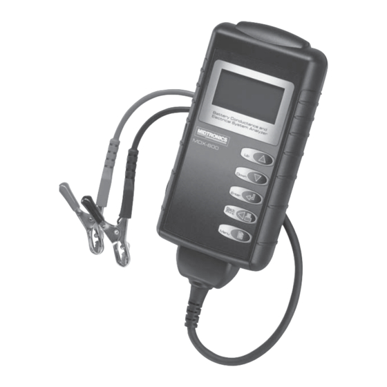 Midtronics MDX-645 Bedienungsanleitung
