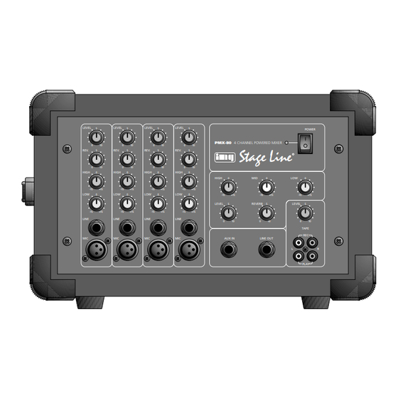 Stage Line PMX-80 Bedienungsanleitung