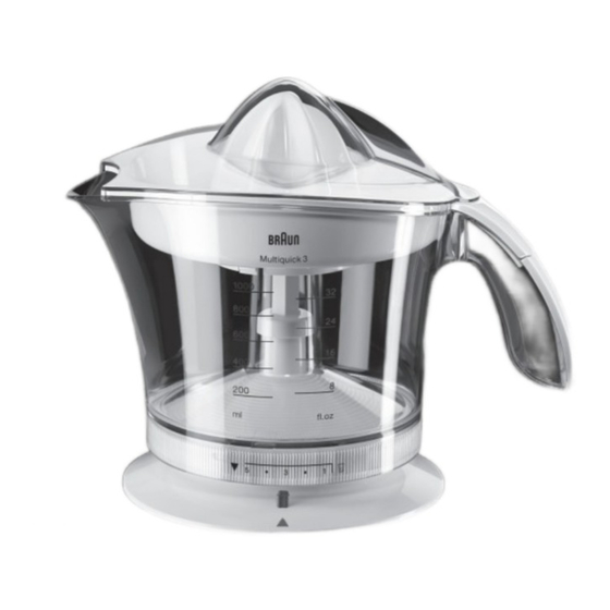 Braun MultiQuick 3 Gebrauchsanweisung