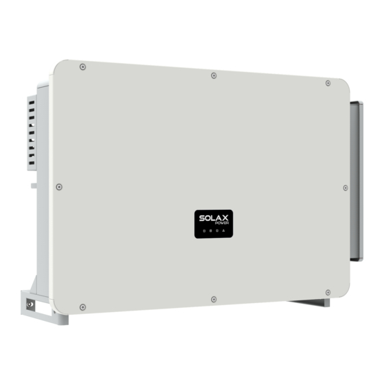 SolaX Power X3-FORTH Installationshandbuch
