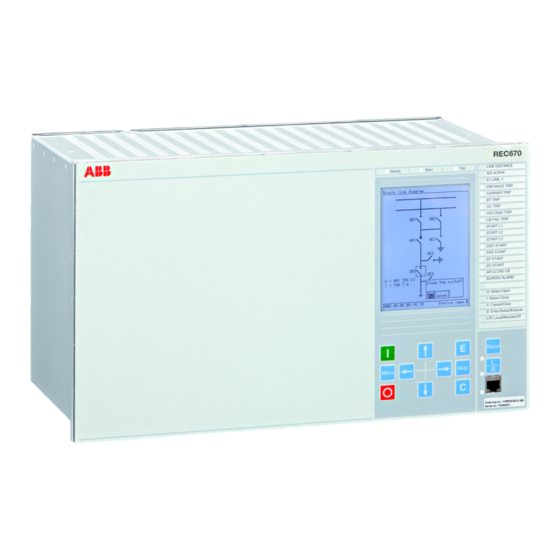 ABB REC670 Handbuch