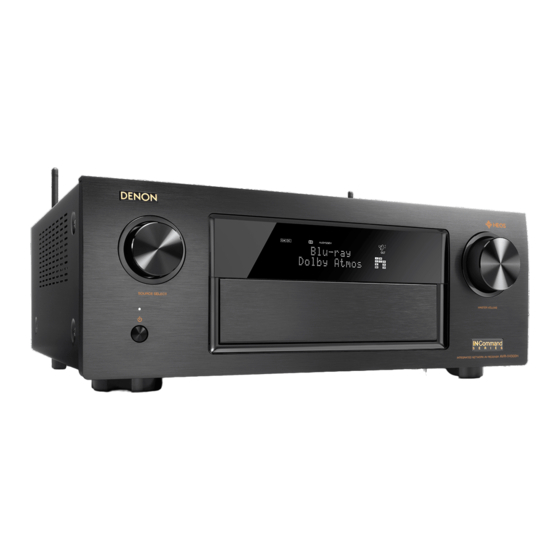 Denon AVR-X4300H Schnellstartanleitung