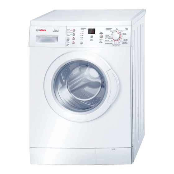 Bosch WAE283P2FG Gebrauchsanleitung