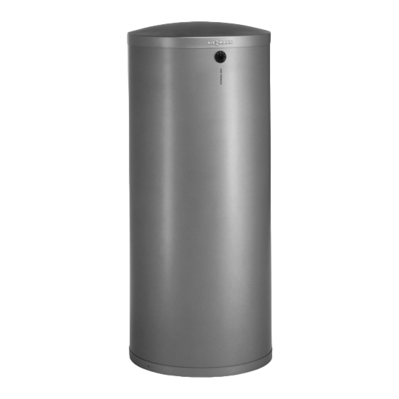 Viessmann Vitocell 300-V EVA Serviceanleitung Für Die Fachkraft
