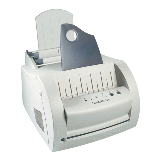 Lexmark E210 Installationshandbuch