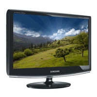 Samsung SyncMaster P2033HD Benutzerhandbuch