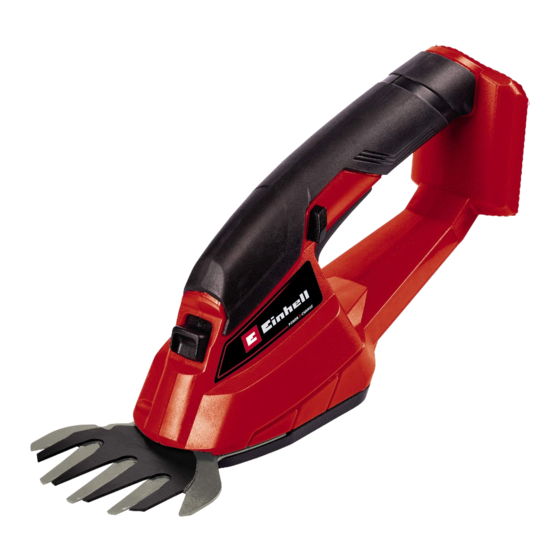 EINHELL GC-CG 18/1 Li Originalbetriebsanleitung