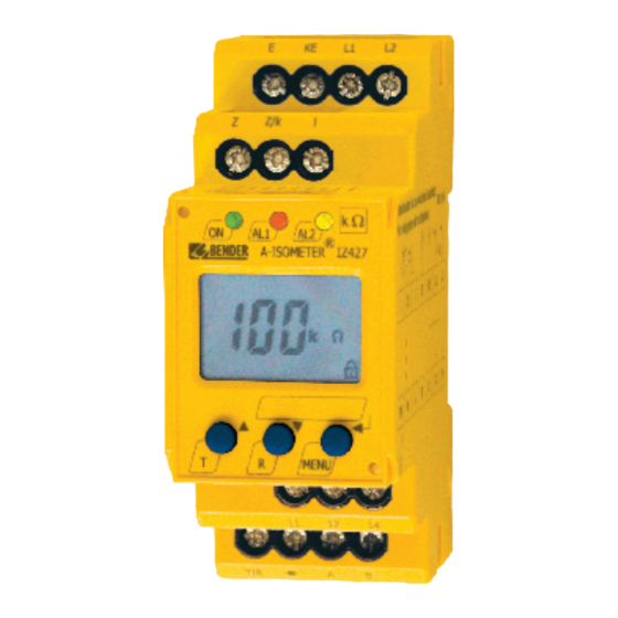 Bender ISOMETER IZ427-D5TCB Handbuch