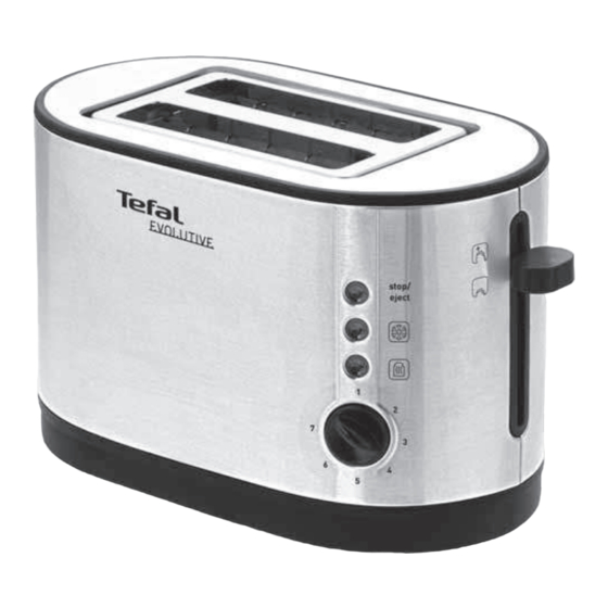 TEFAL EVOLUTIVE TT390015 Bedienungsanleitung