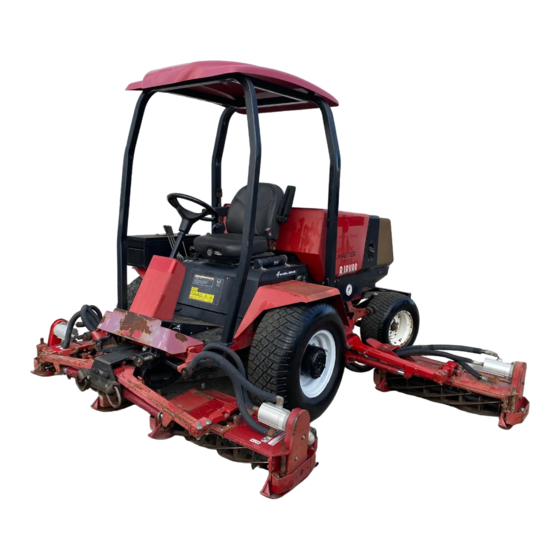 Toro Reelmaster 4000 D 03752 Bedienungsanleitung